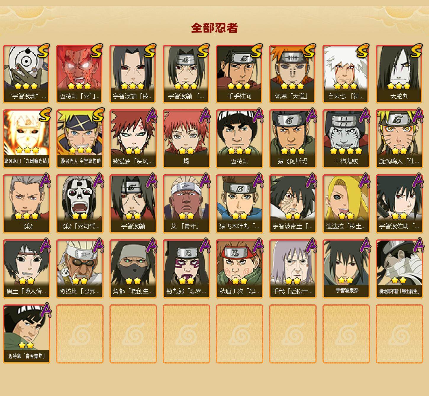 HYQM43571火影忍者账号详情图3