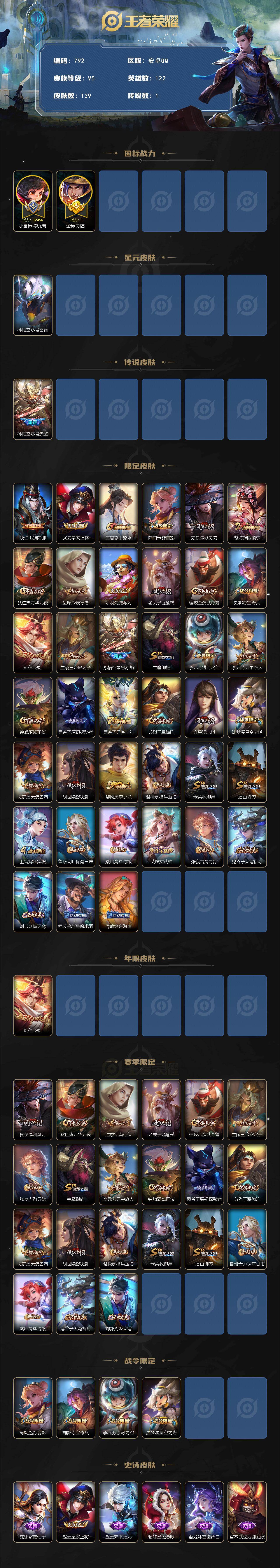 WZCMW495453王者荣耀账号详情图2