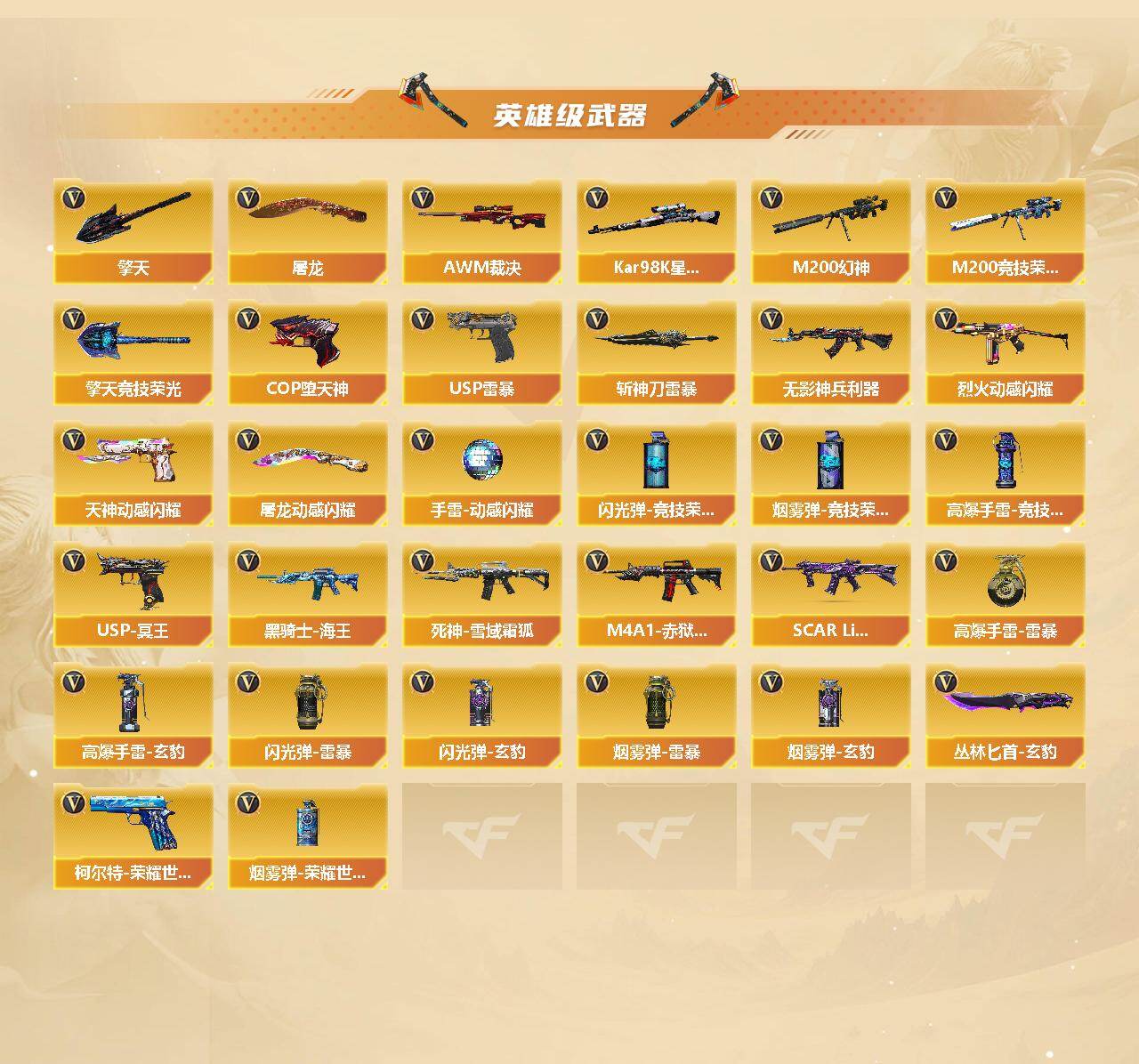 CFCMW422040穿越火线账号详情图3