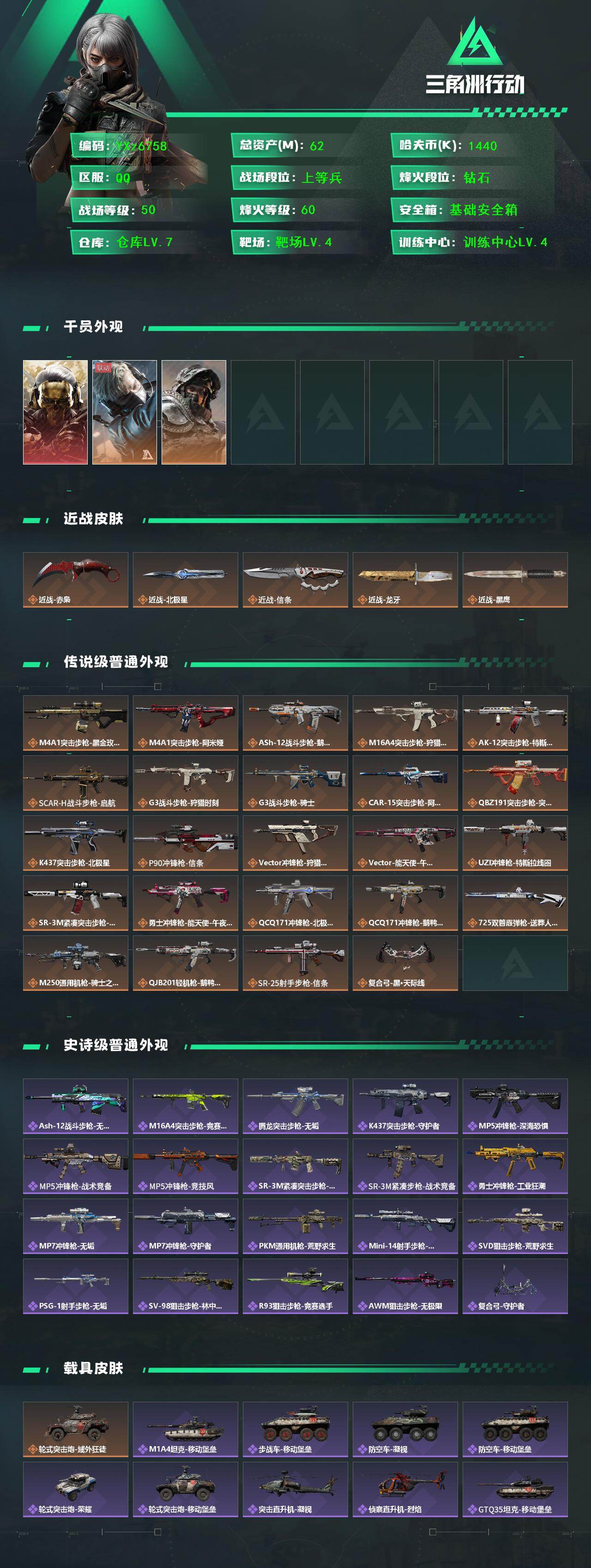 SJZCMW431090三角洲行动账号详情图2 SJZCMW431090三角洲行动账号详情图2