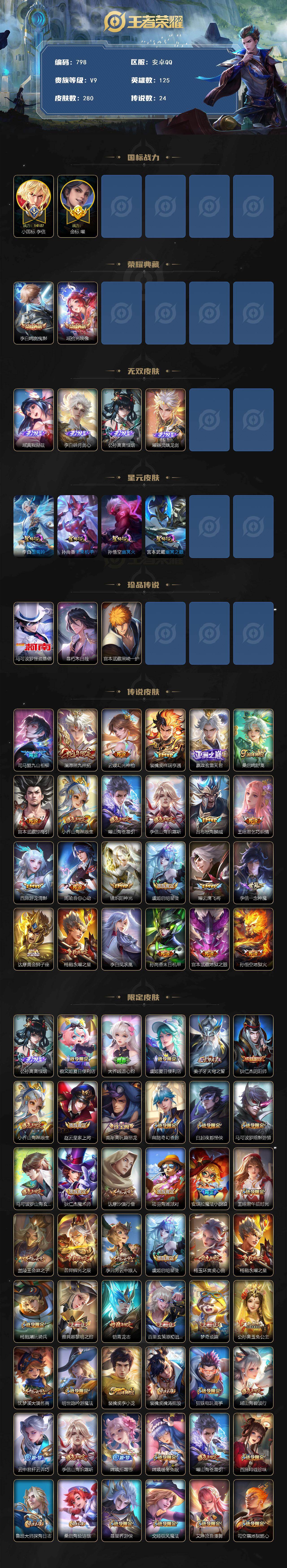 WZCMW496163王者荣耀账号详情图2