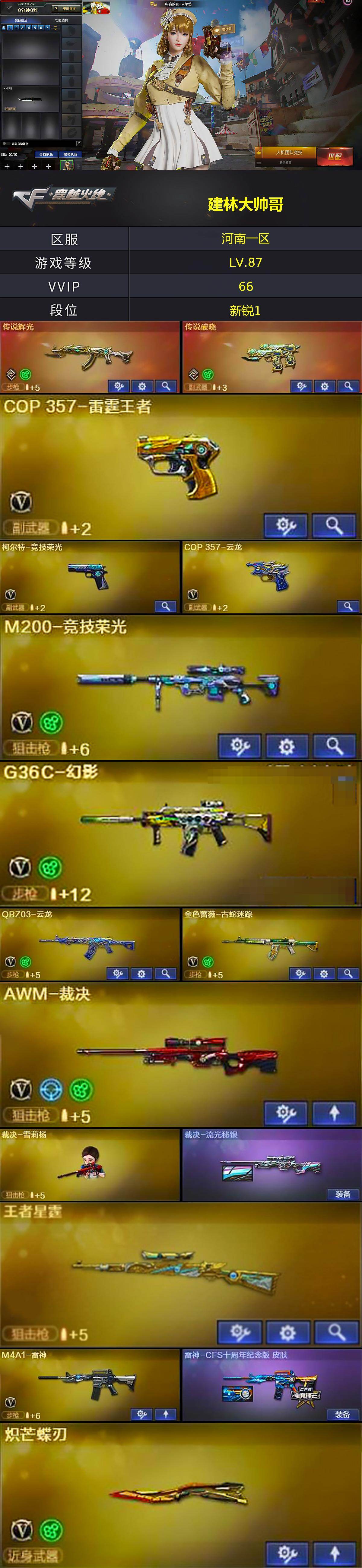 CFCMW429566穿越火线账号详情图3