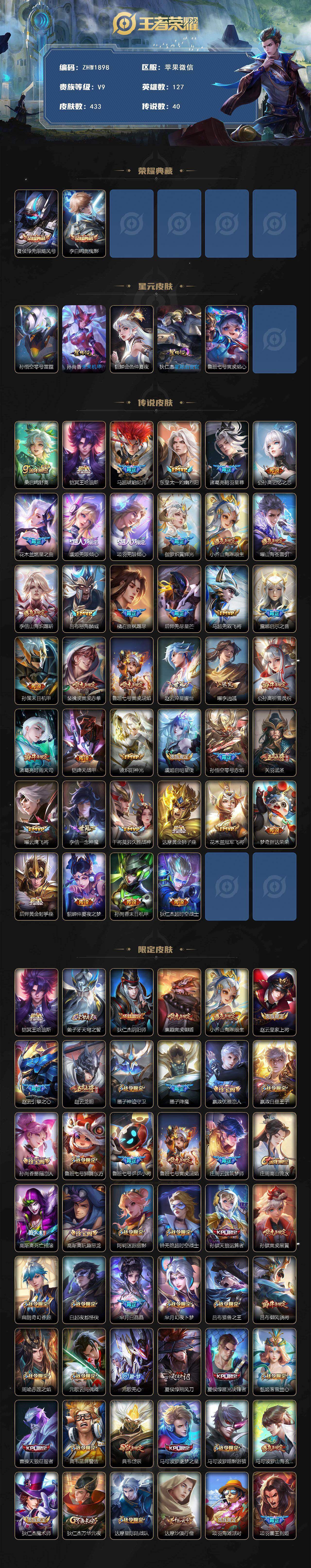 WZCMW462888王者荣耀账号详情图2