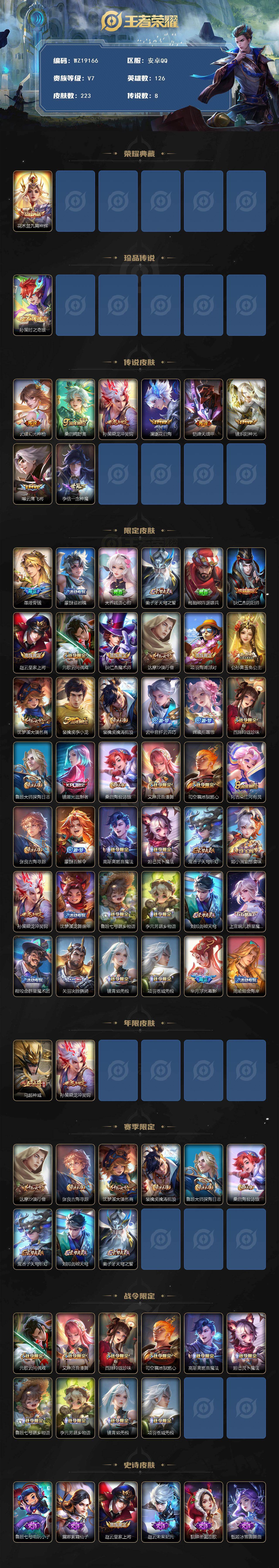 WZ03465836王者荣耀账号详情图2