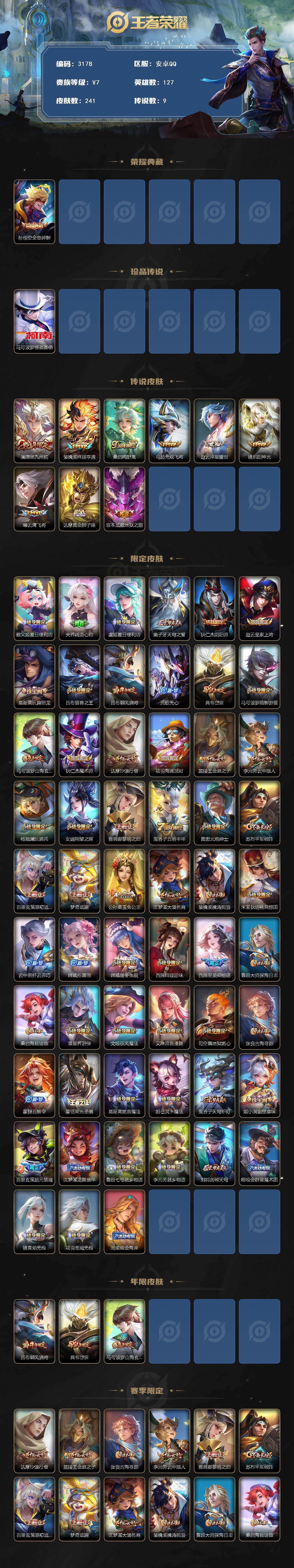 WZCMW461134王者荣耀账号详情图2