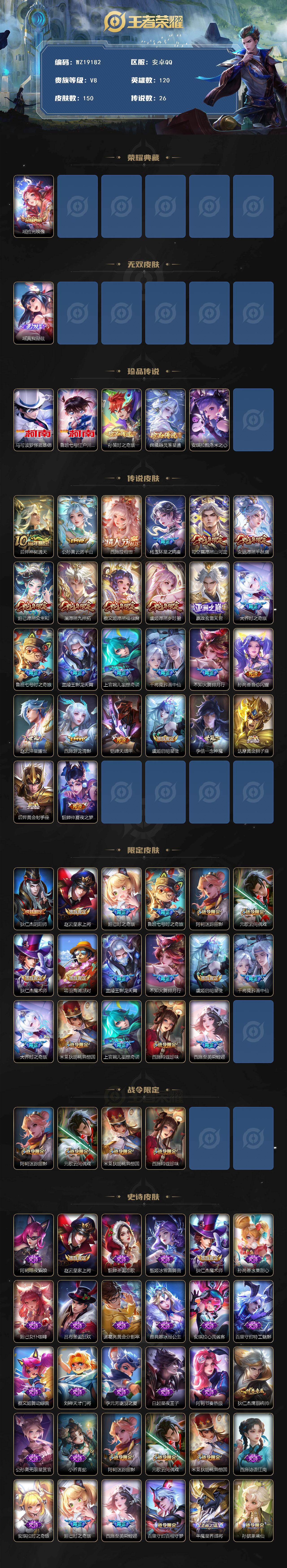 WZ03462202王者荣耀账号详情图2