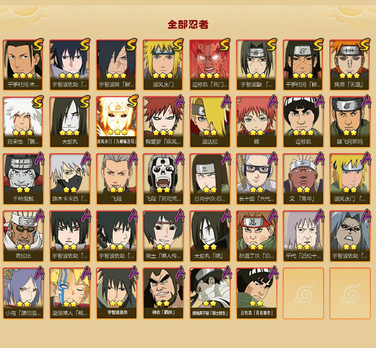 HYCMW46450火影忍者账号详情图2