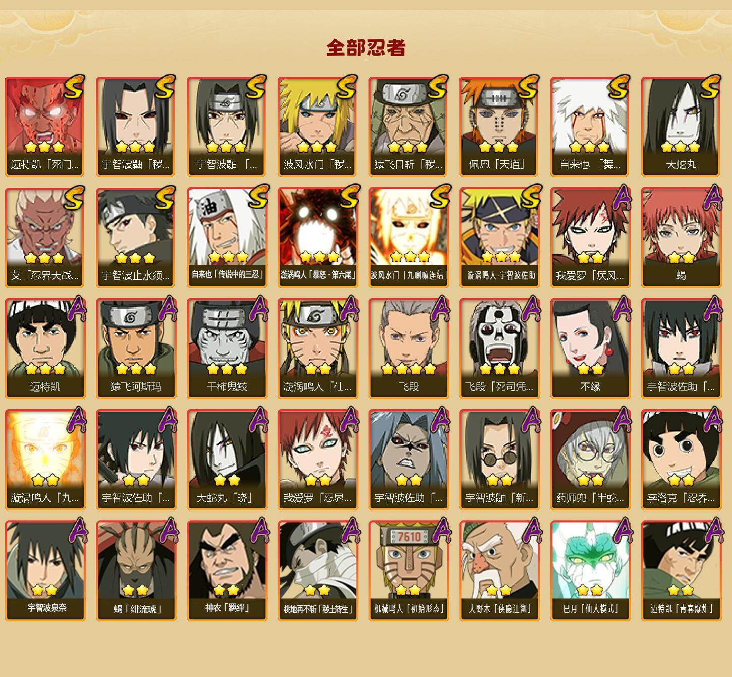 HYCMW46457火影忍者账号详情图2