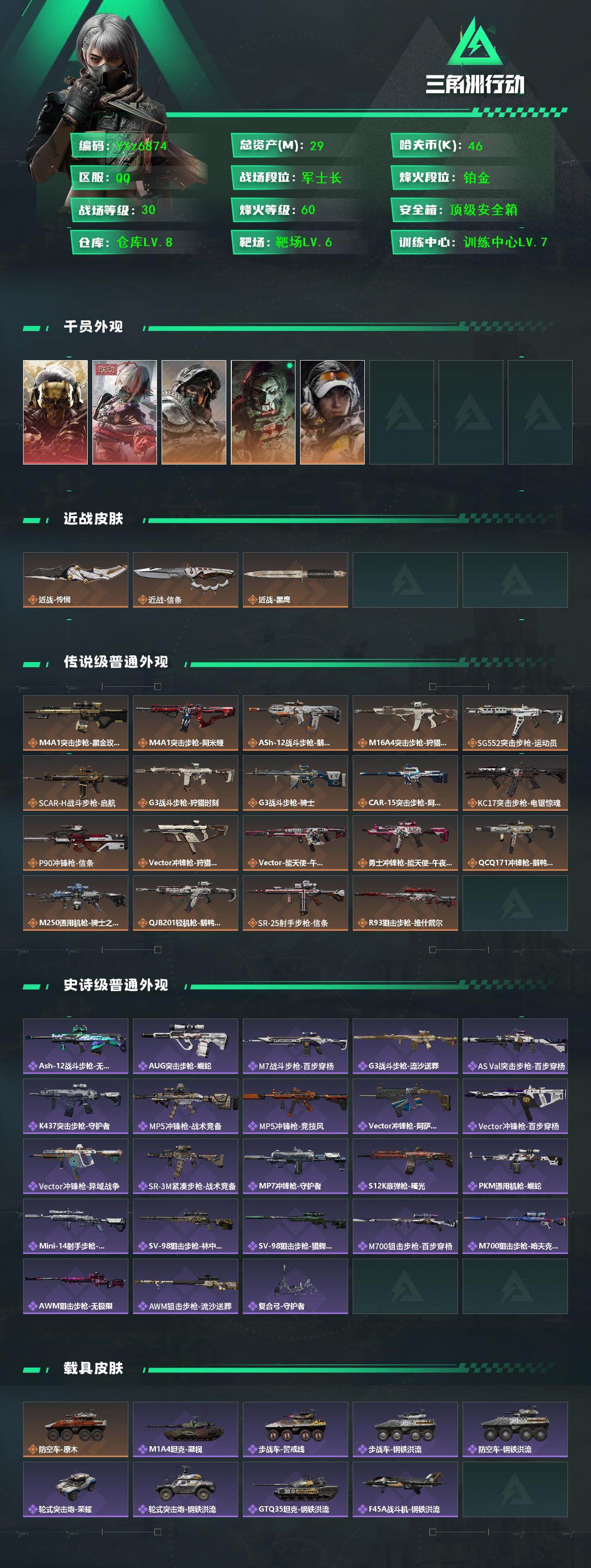 SJZCMW431123三角洲行动账号详情图2