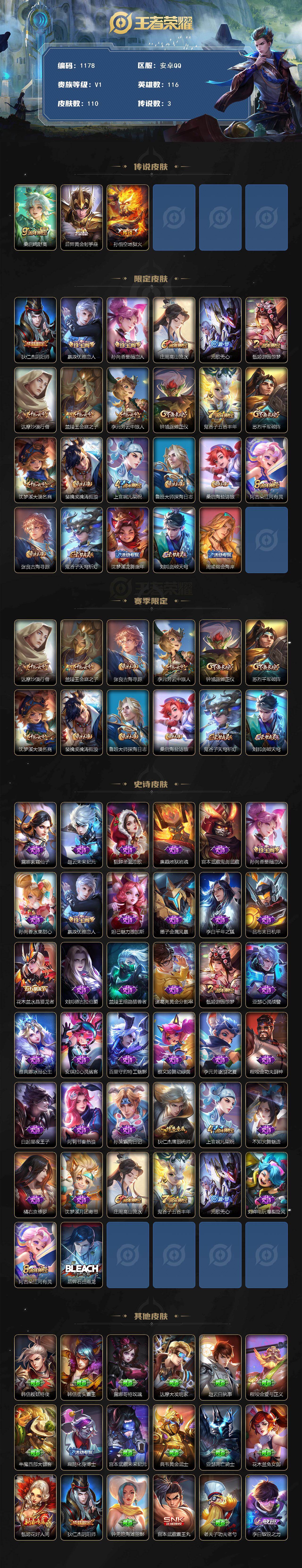 WZKG4103337王者荣耀账号详情图2