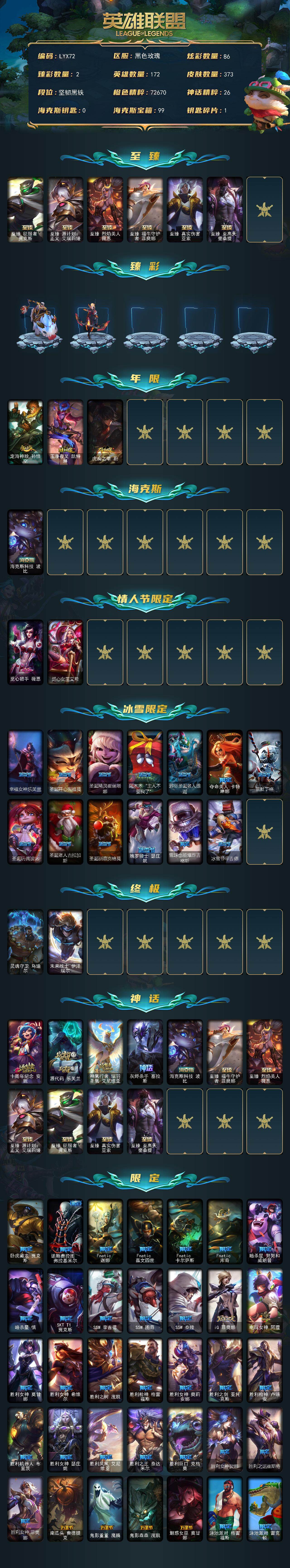 LOLLX49955英雄联盟账号详情图2