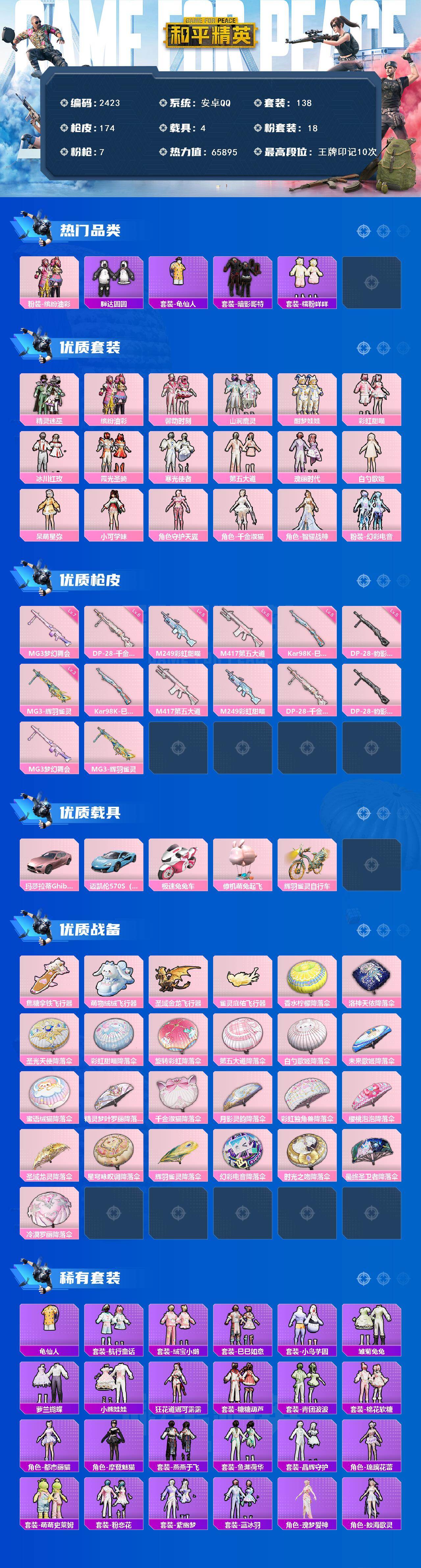 HPCMW465258和平精英账号详情图2