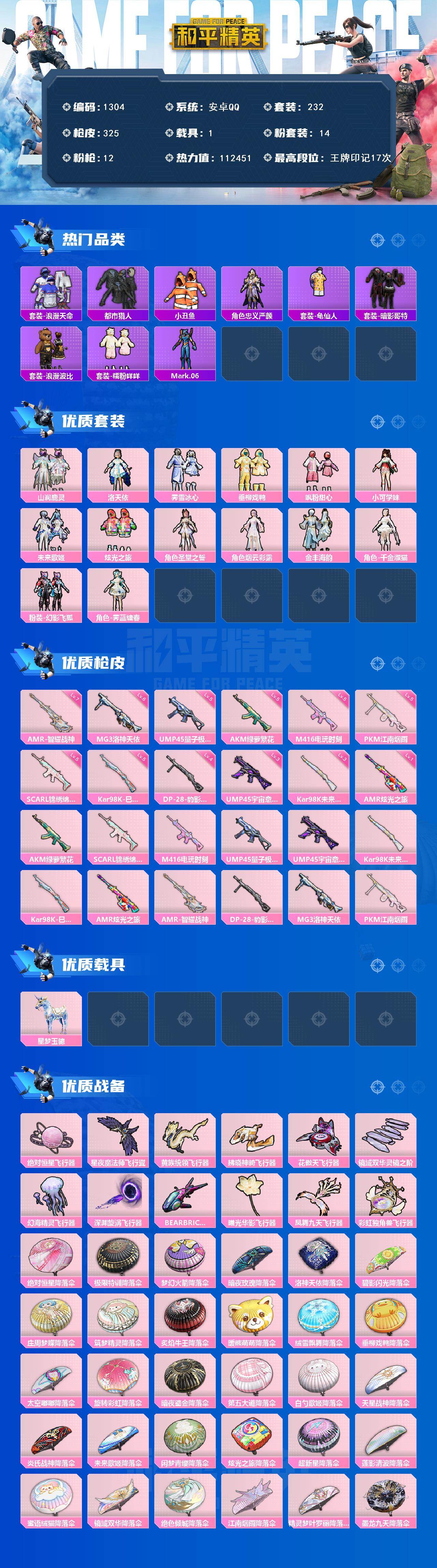 HPCMW468588和平精英账号详情图2