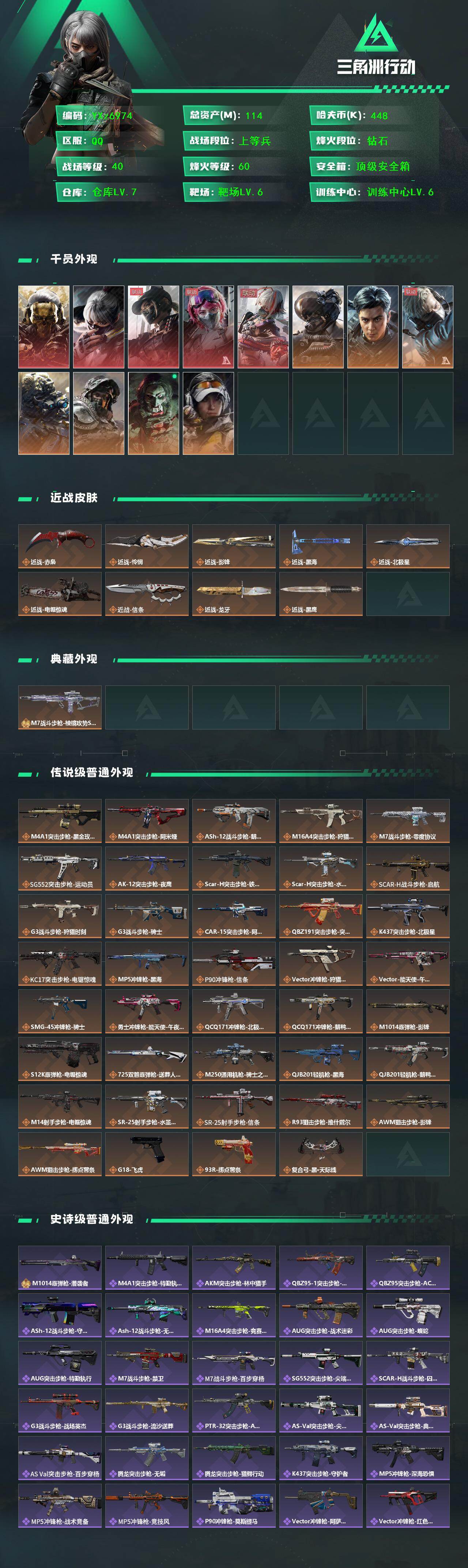 SJZCMW419006三角洲行动账号详情图2