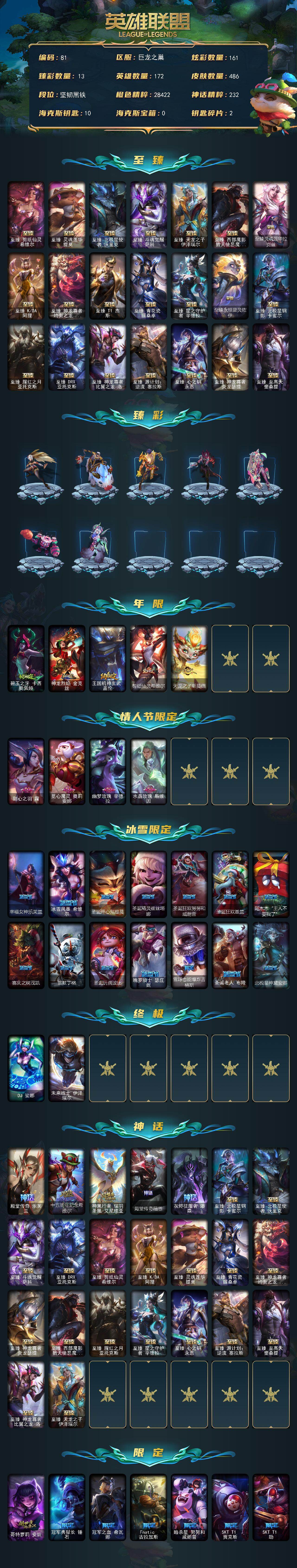 LOLCMW49553英雄联盟账号详情图2