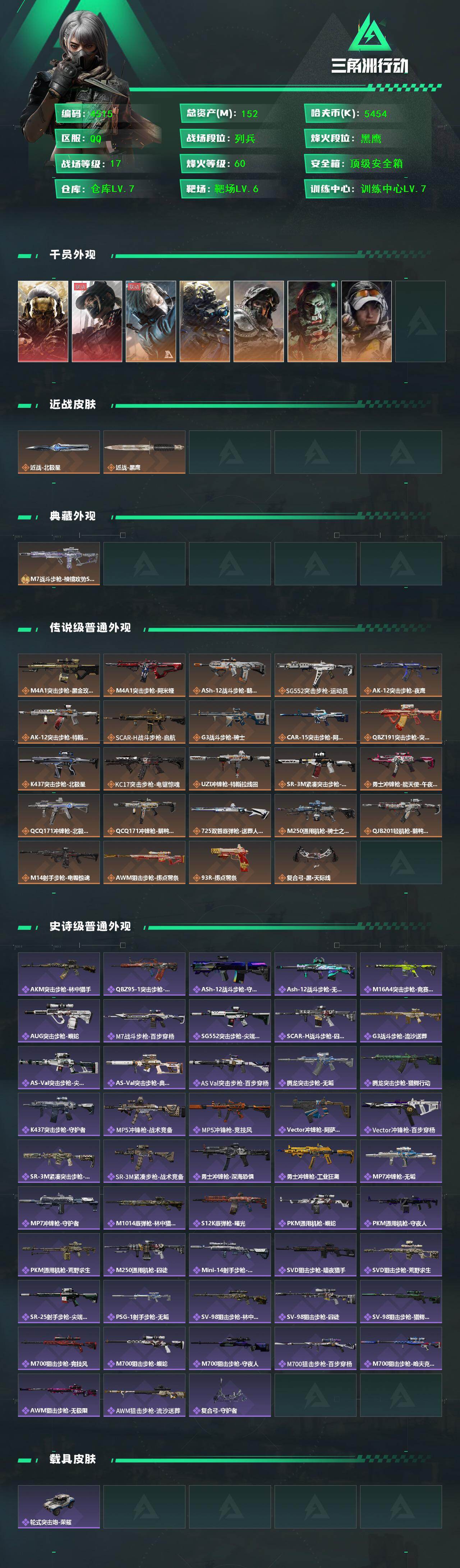 SJZCMW416531三角洲行动账号详情图2