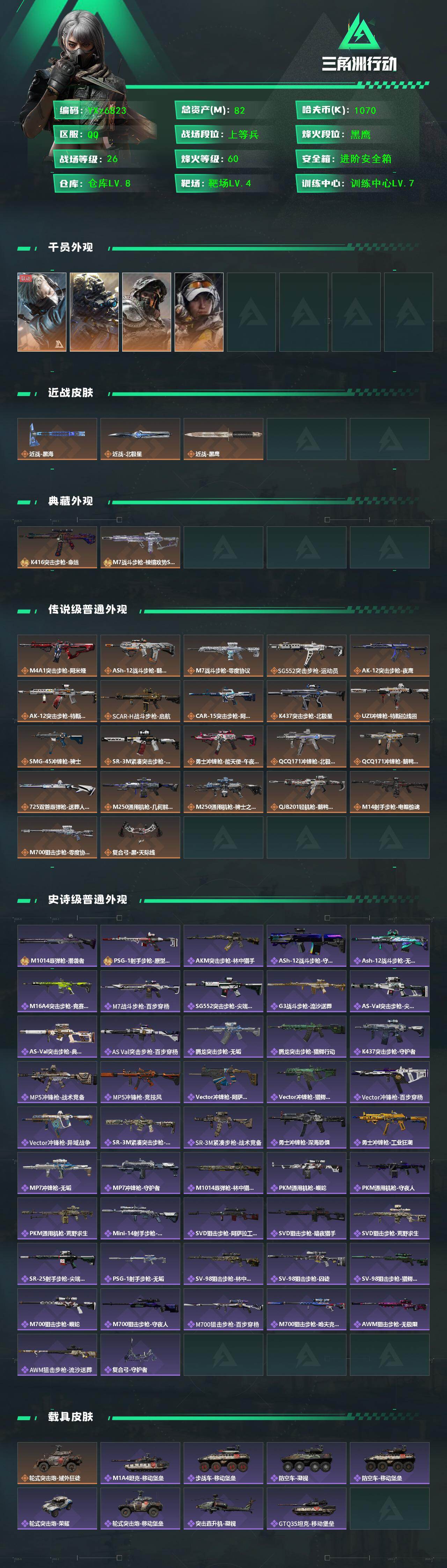 SJZCMW431098三角洲行动账号详情图2