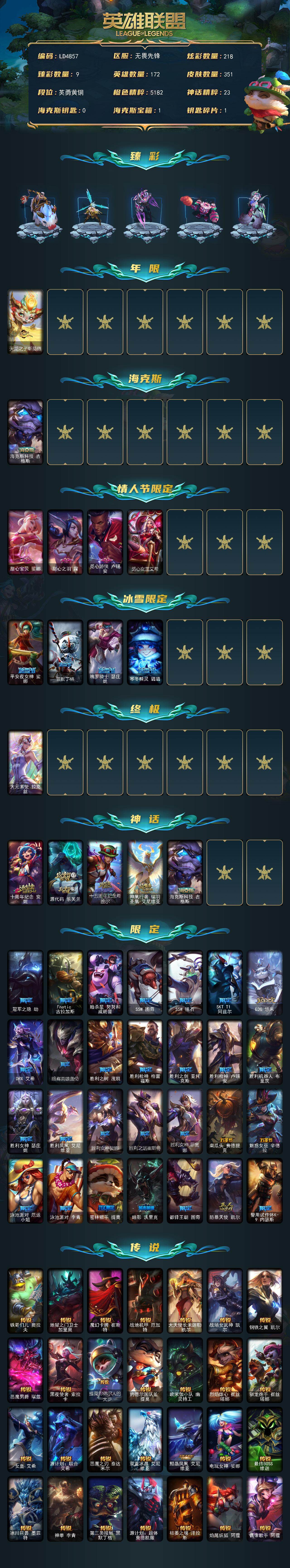 LOLQM45950英雄联盟账号详情图3