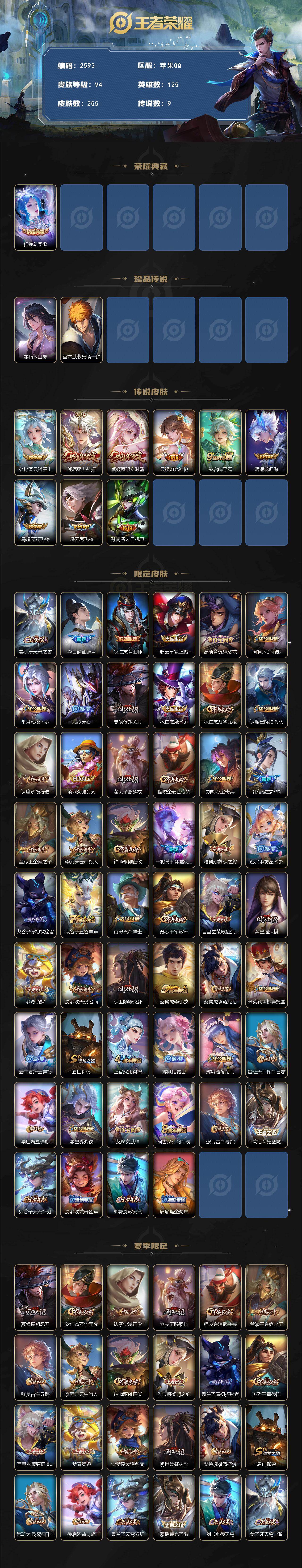 WZCMW463004王者荣耀账号详情图2