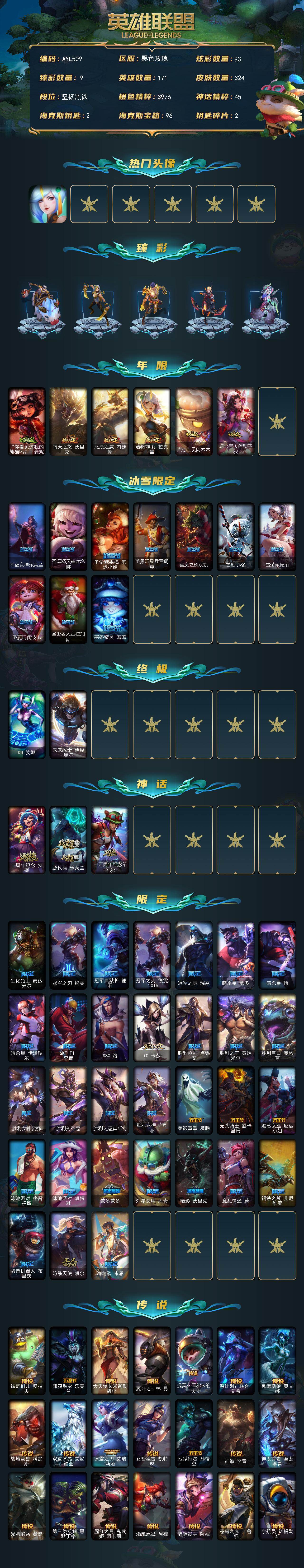 LOLLE46855英雄联盟账号详情图2