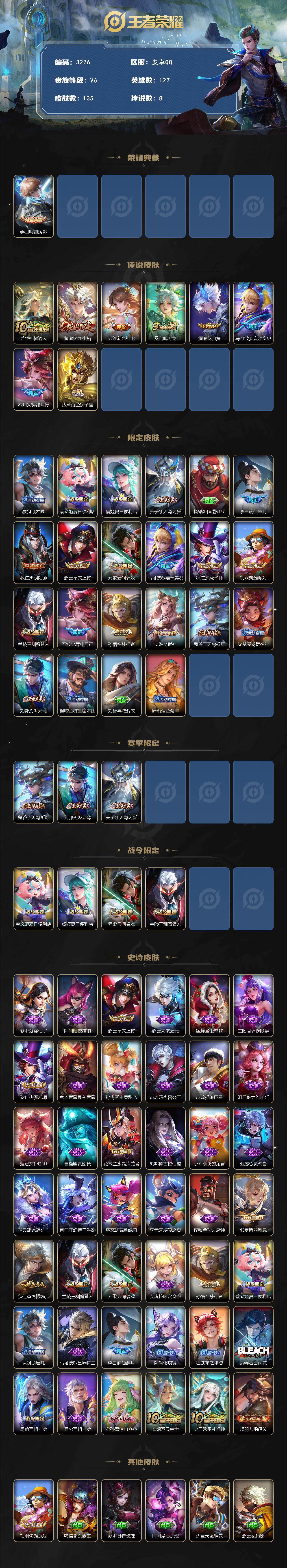 WZCMW465252王者荣耀账号详情图2