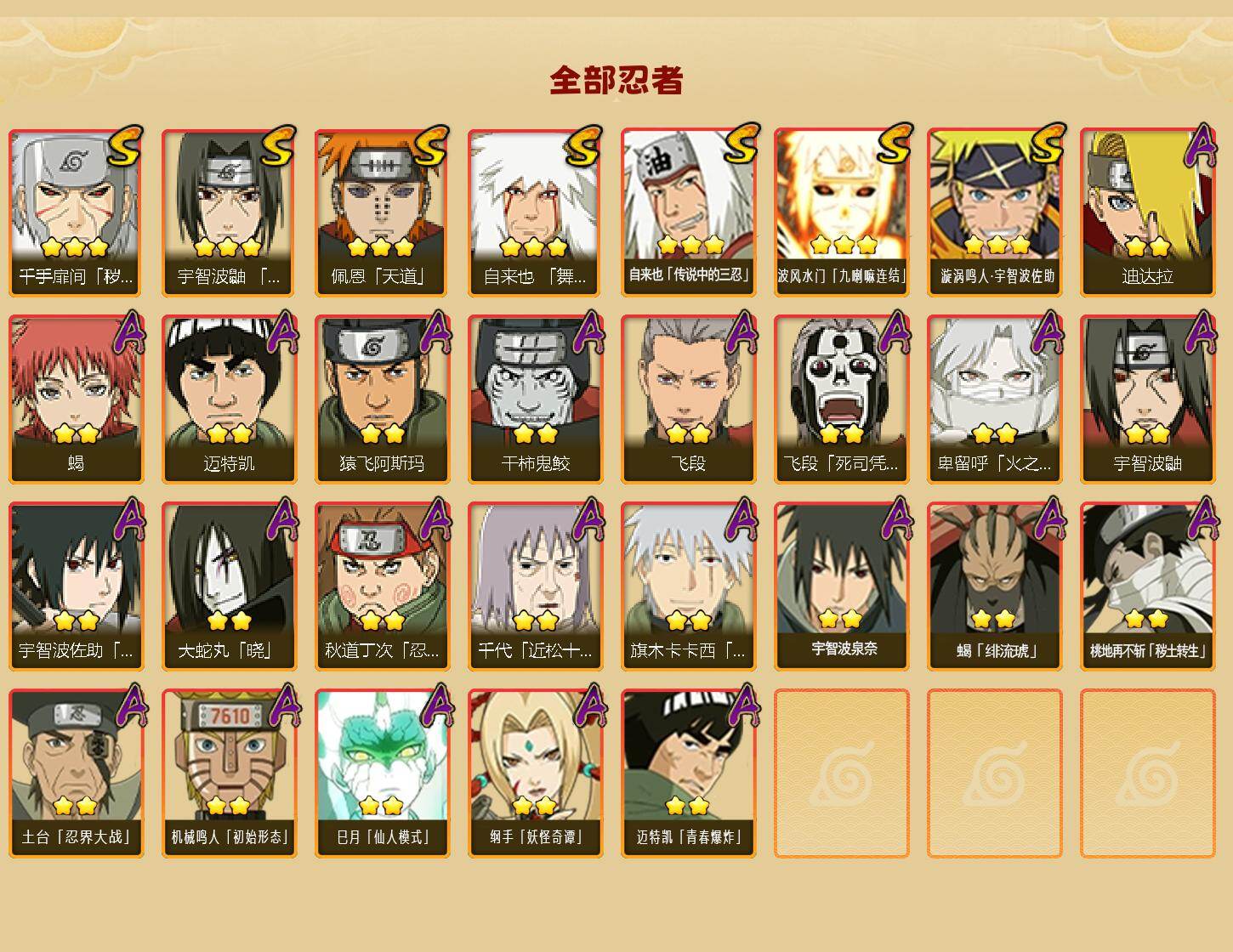 HYEY44042火影忍者账号详情图2