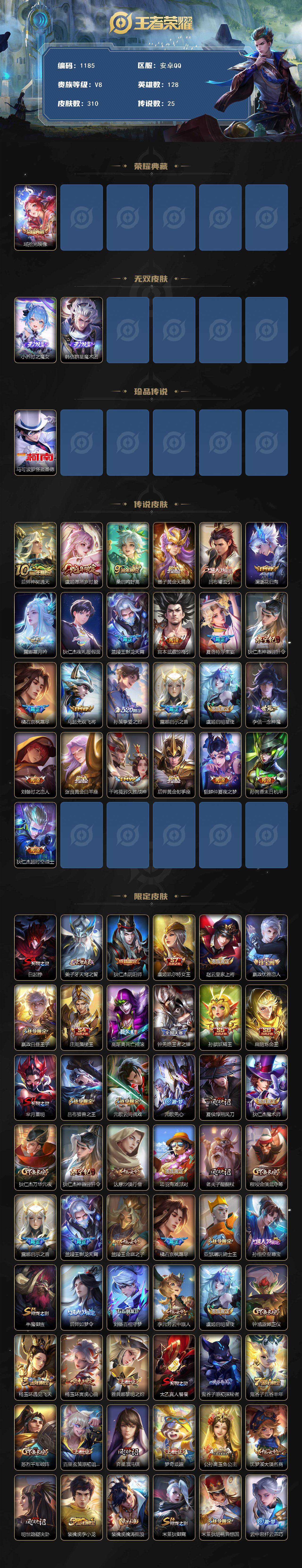 WZKG466021王者荣耀账号详情图2