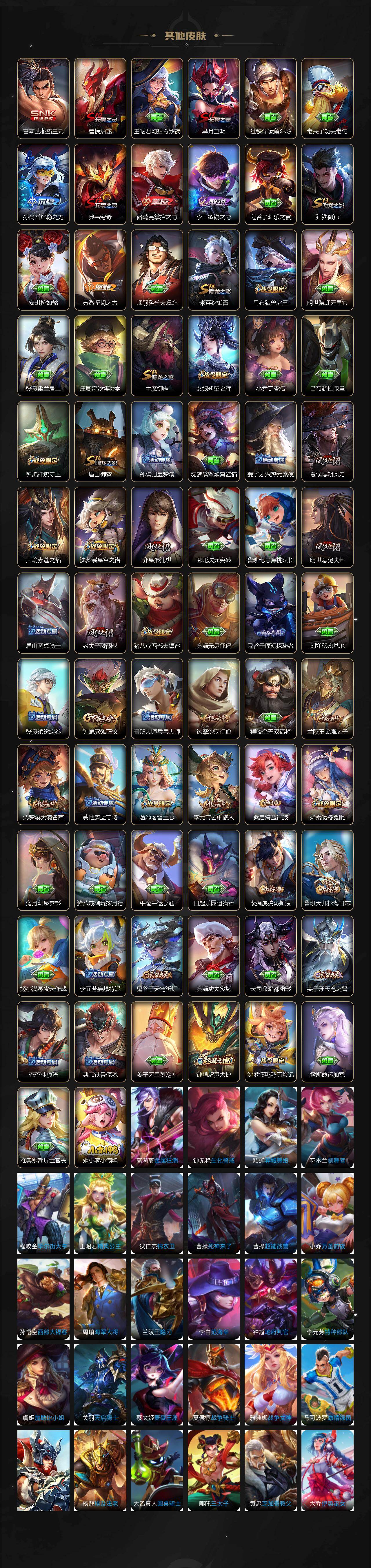苹果Q-V4-永恒钻石V段位-125英雄-282皮肤-1典藏皮肤-1典藏英雄-1无双-26传说-81史诗
【英雄全皮】:钟馗全皮,李信全皮
【荣耀典藏】:武则天英雄,铠银白咏叹调
【无双皮肤】:武则