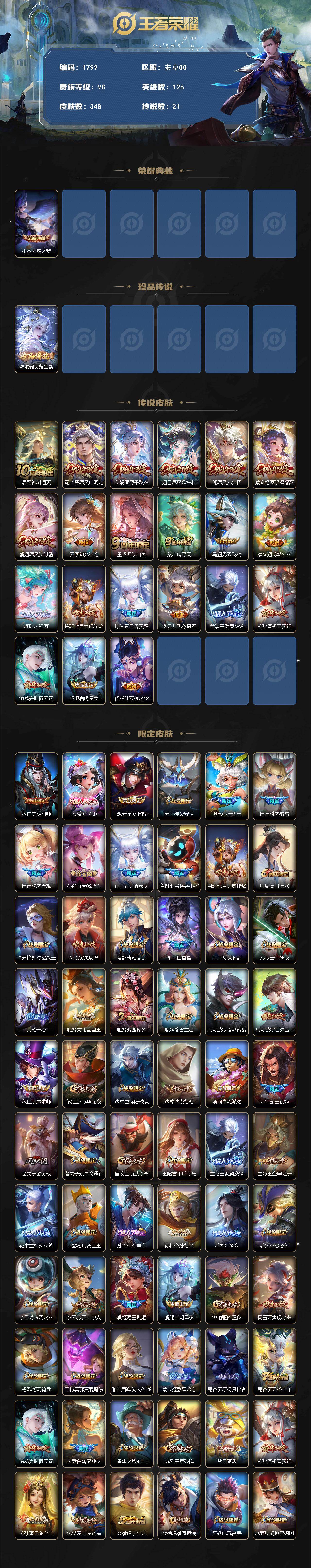 WZCMW467541王者荣耀账号详情图2