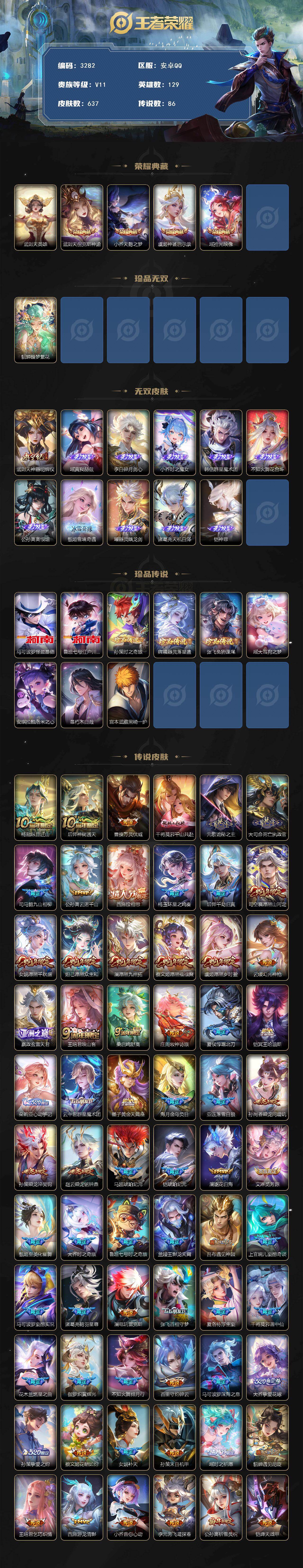 WZCMW467798王者荣耀账号详情图2