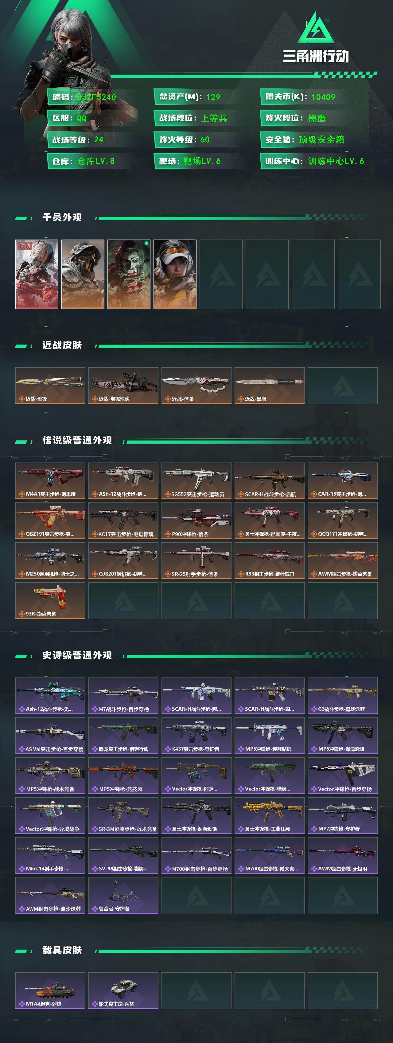 SJZQM417772三角洲行动账号详情图3 SJZQM417772三角洲行动账号详情图3