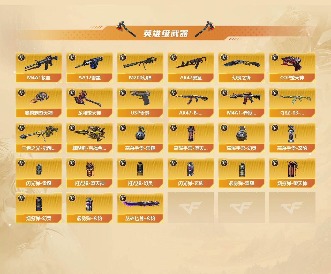 CFCMW421937穿越火线账号详情图3