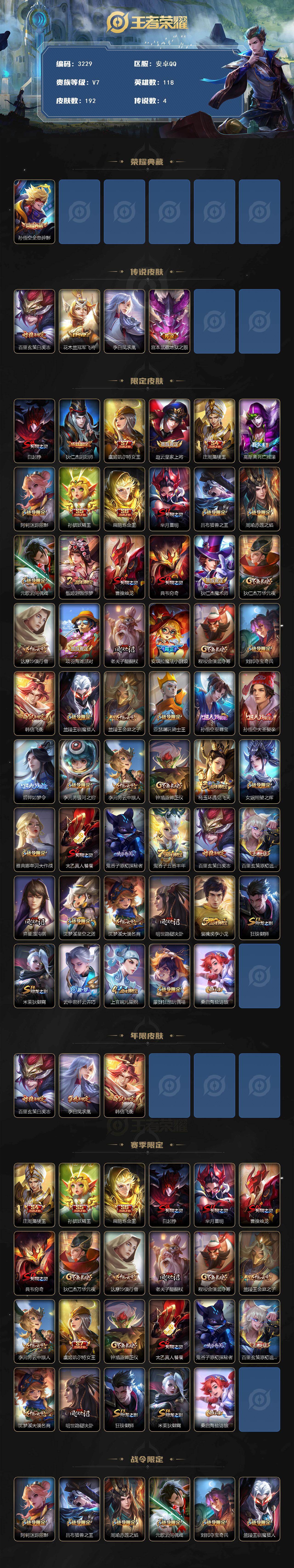 WZCMW469944王者荣耀账号详情图2