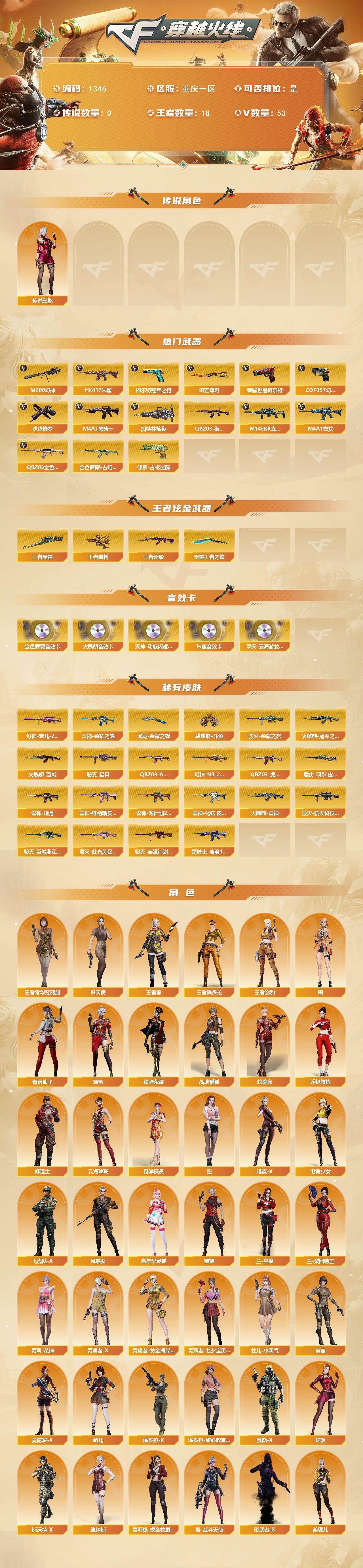 CFCMW421941穿越火线账号详情图2