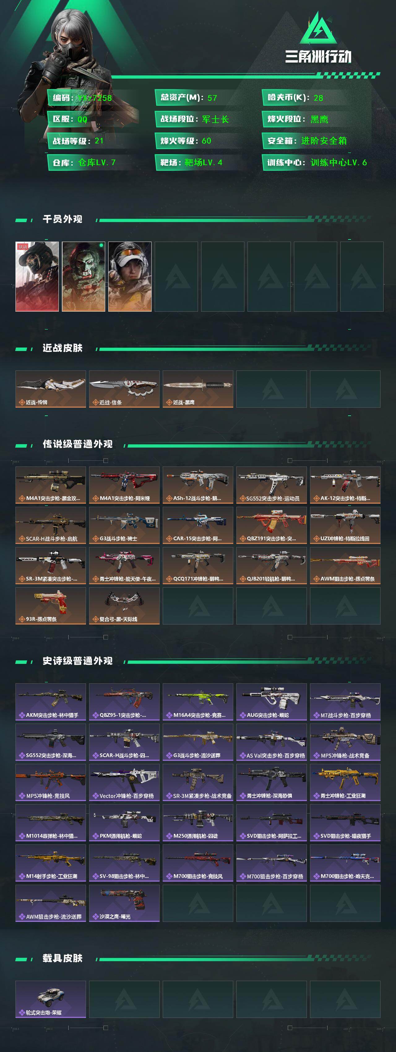 SJZCMW431189三角洲行动账号详情图2