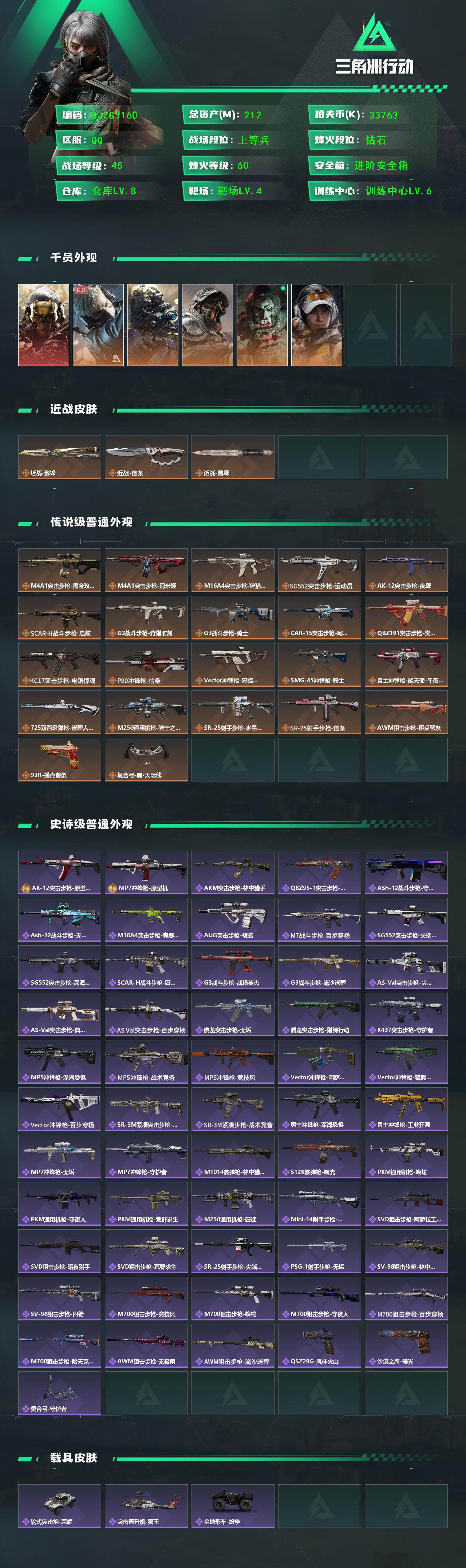 SJZEY423206三角洲行动账号详情图2