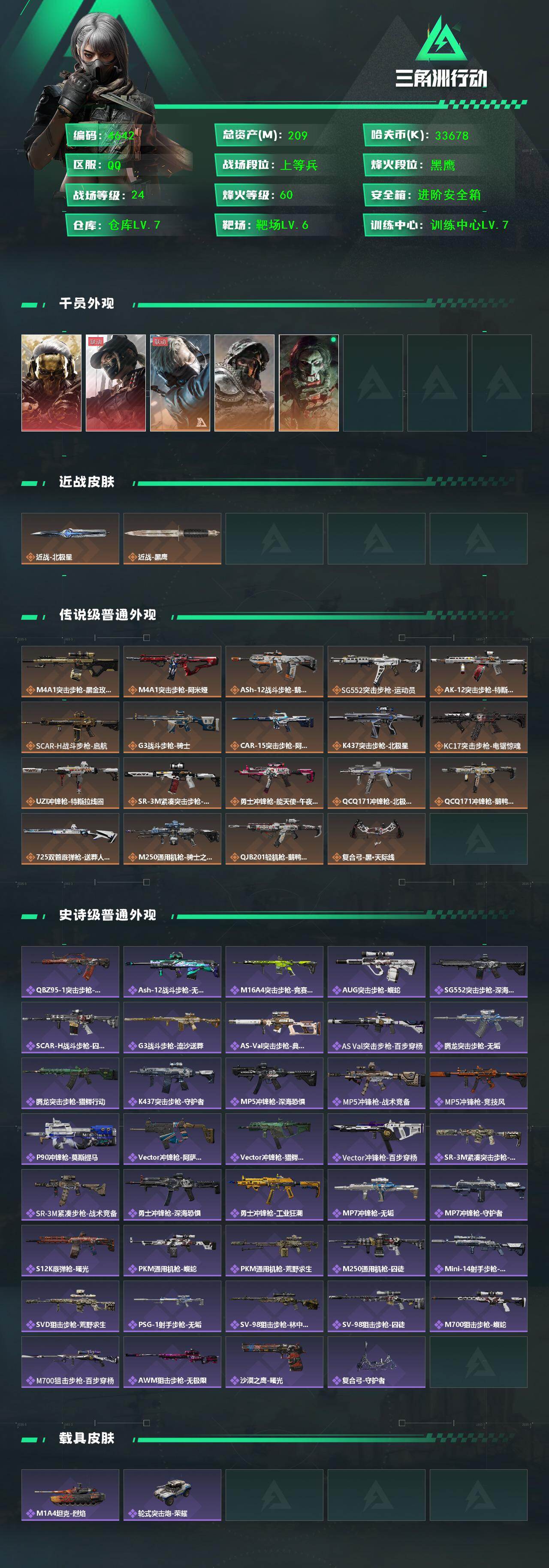 SJZCMW418277三角洲行动账号详情图2