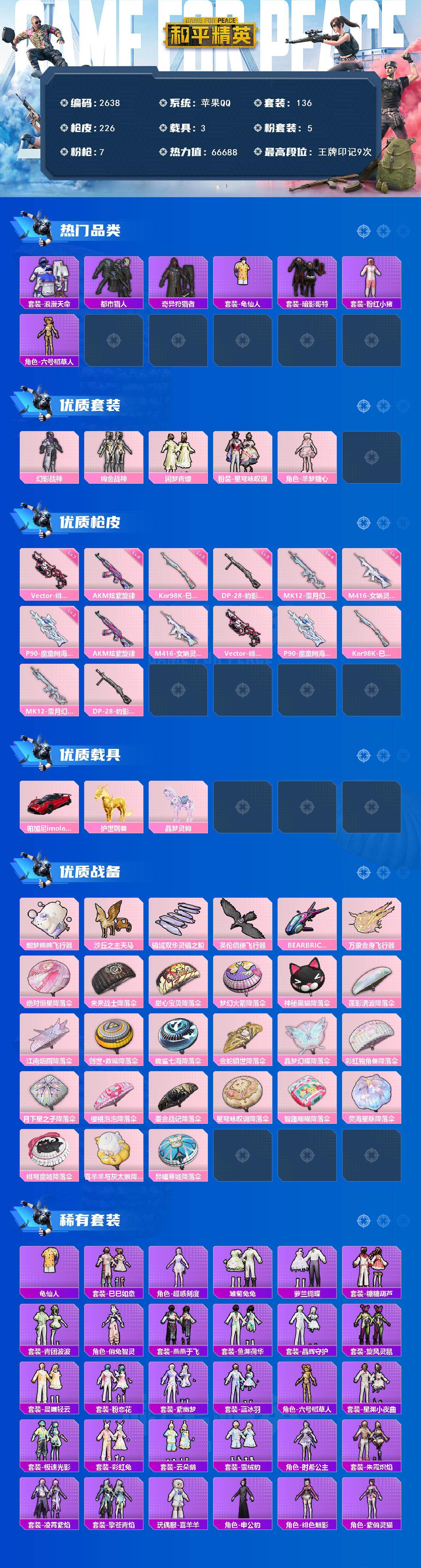 HPCMW464049和平精英账号详情图2