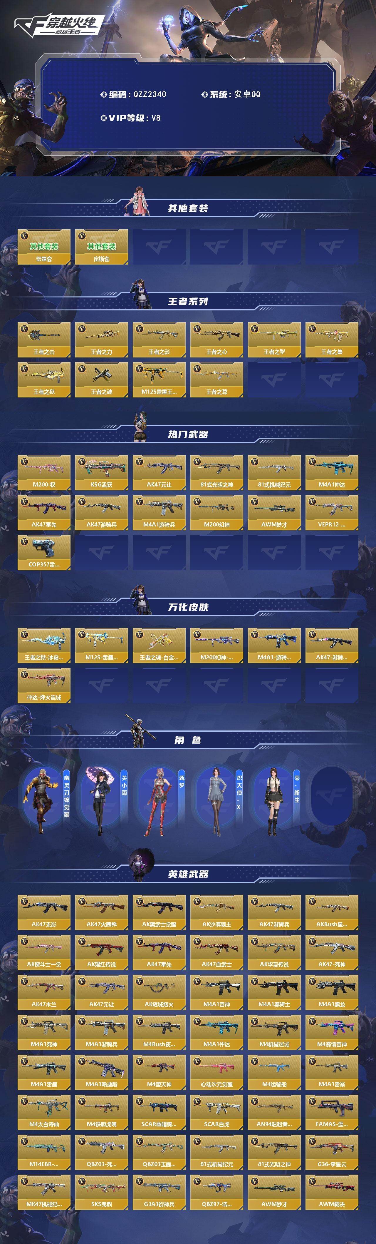 CFMQM45630枪战王者账号详情图3