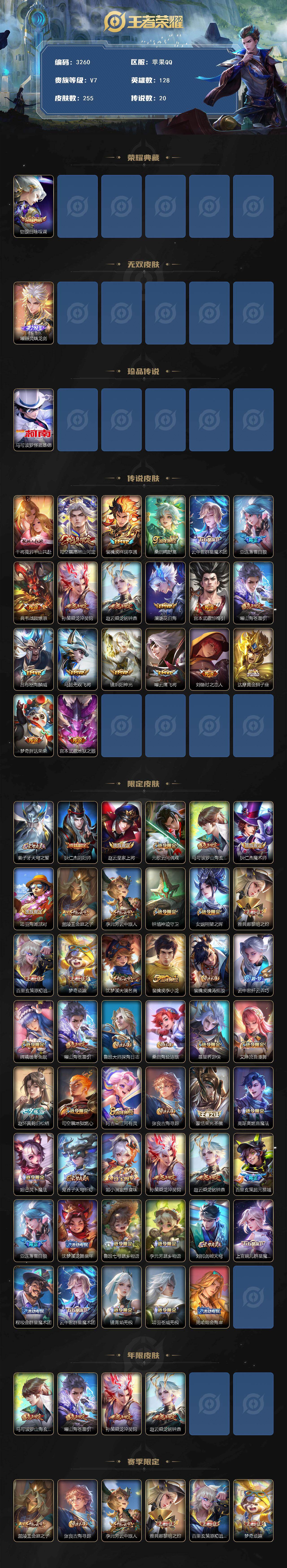 WZCMW4120615王者荣耀账号详情图2