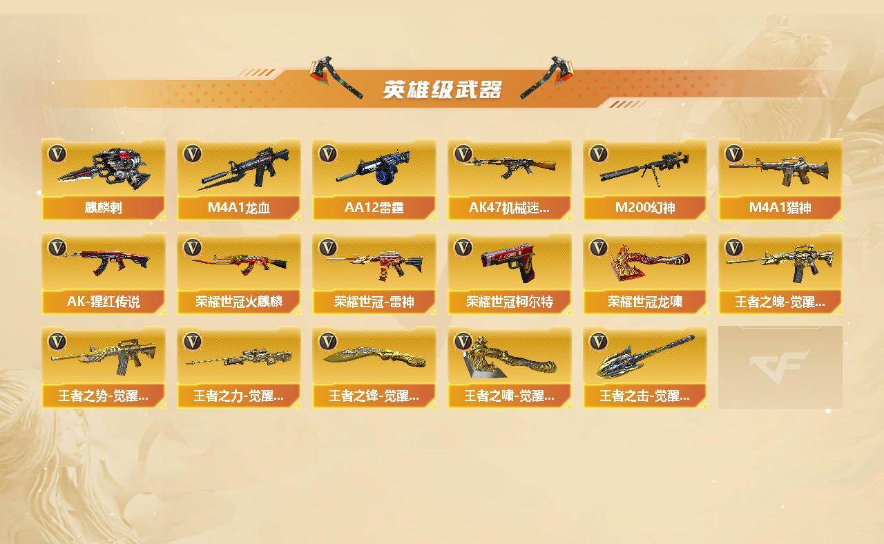 CFCMW421701穿越火线账号详情图3