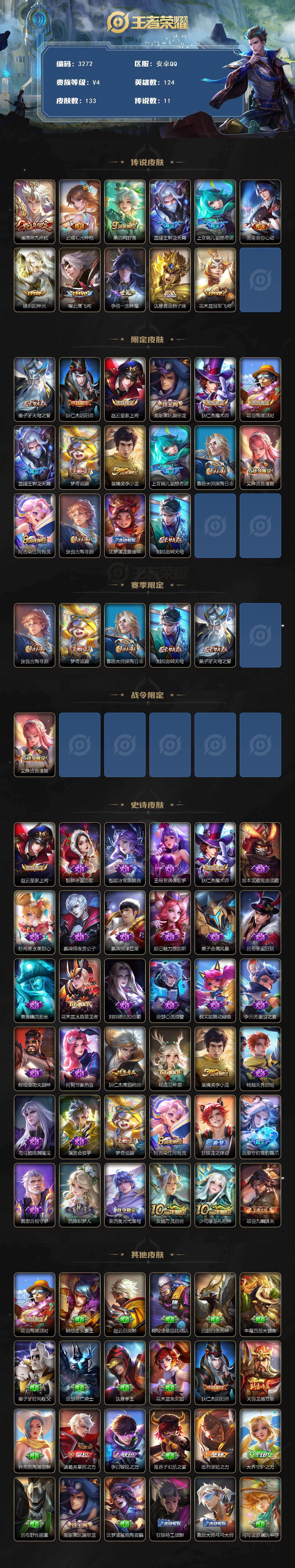 WZCMW467790王者荣耀账号详情图2