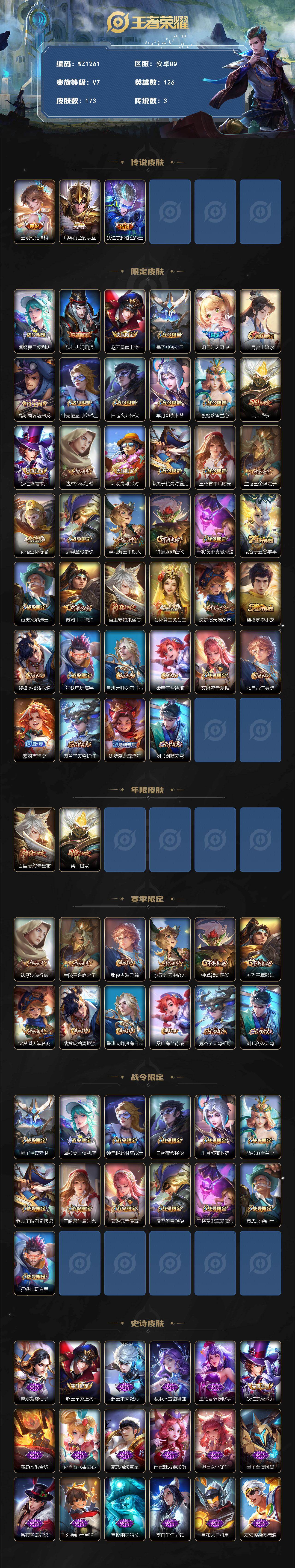 WZCMW468732王者荣耀账号详情图2