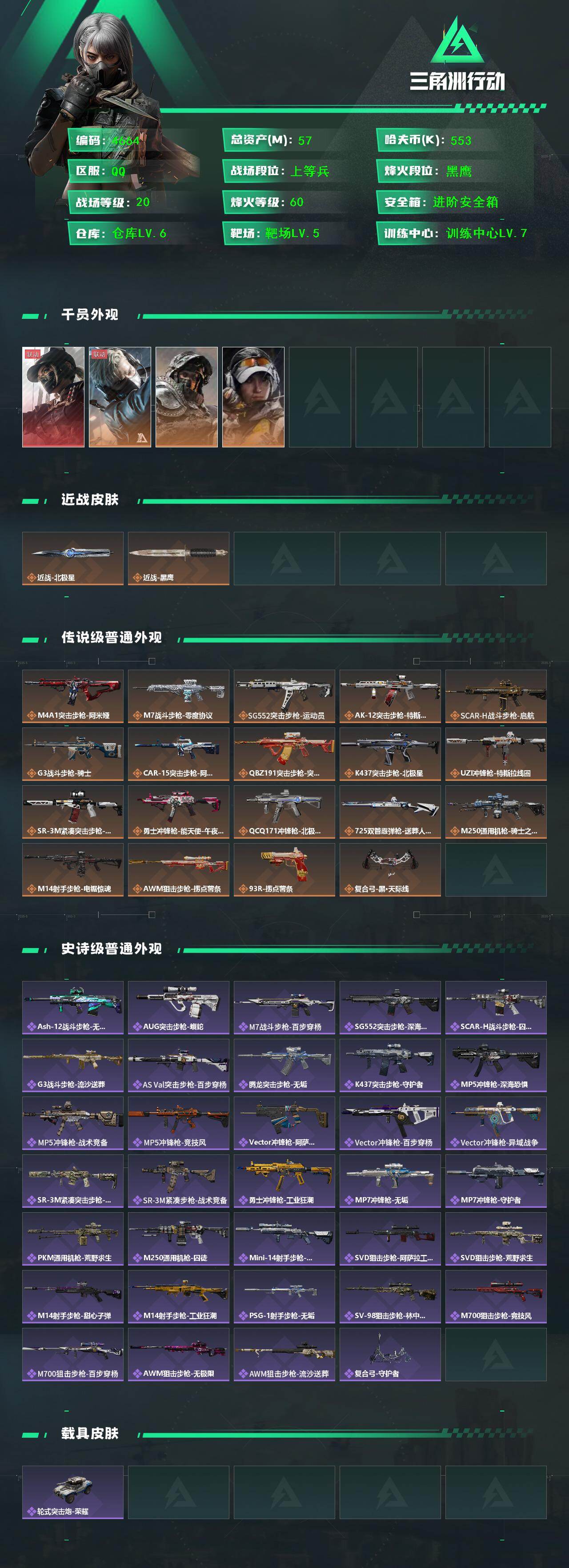 SJZCMW418051三角洲行动账号详情图2 SJZCMW418051三角洲行动账号详情图2