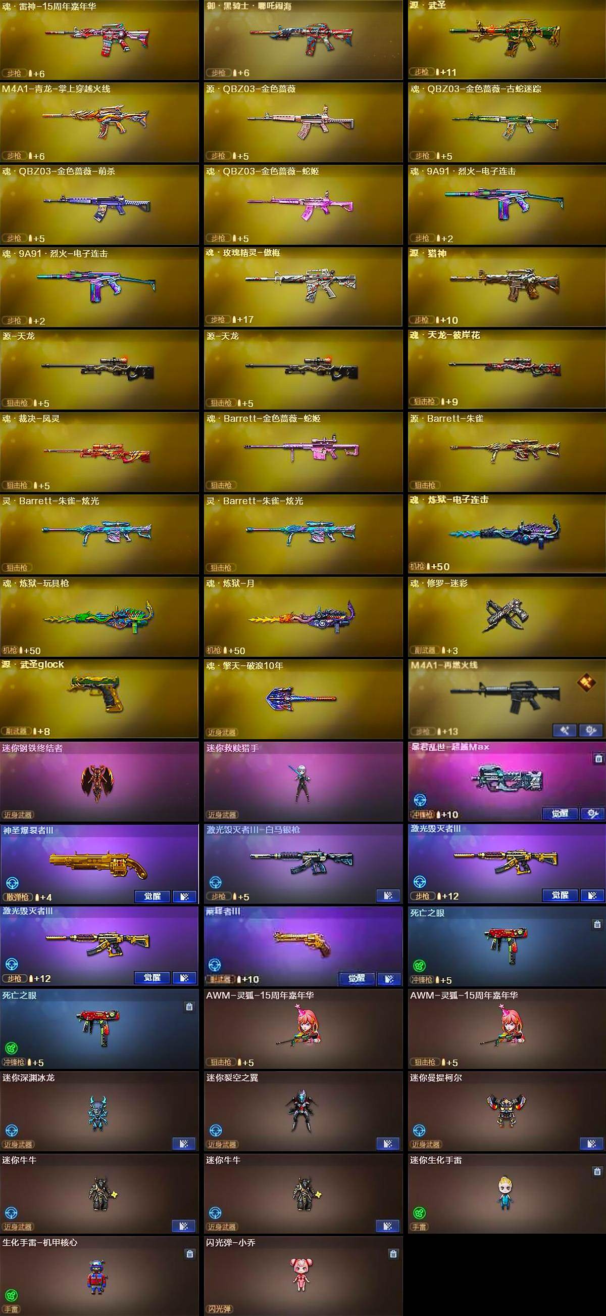 CFLX426779穿越火线账号详情图8