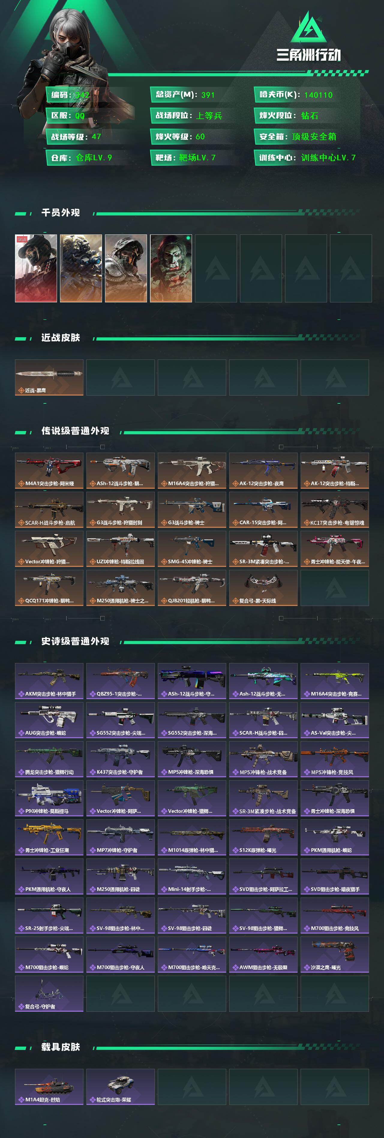 SJZCMW425985三角洲行动账号详情图2 SJZCMW425985三角洲行动账号详情图2