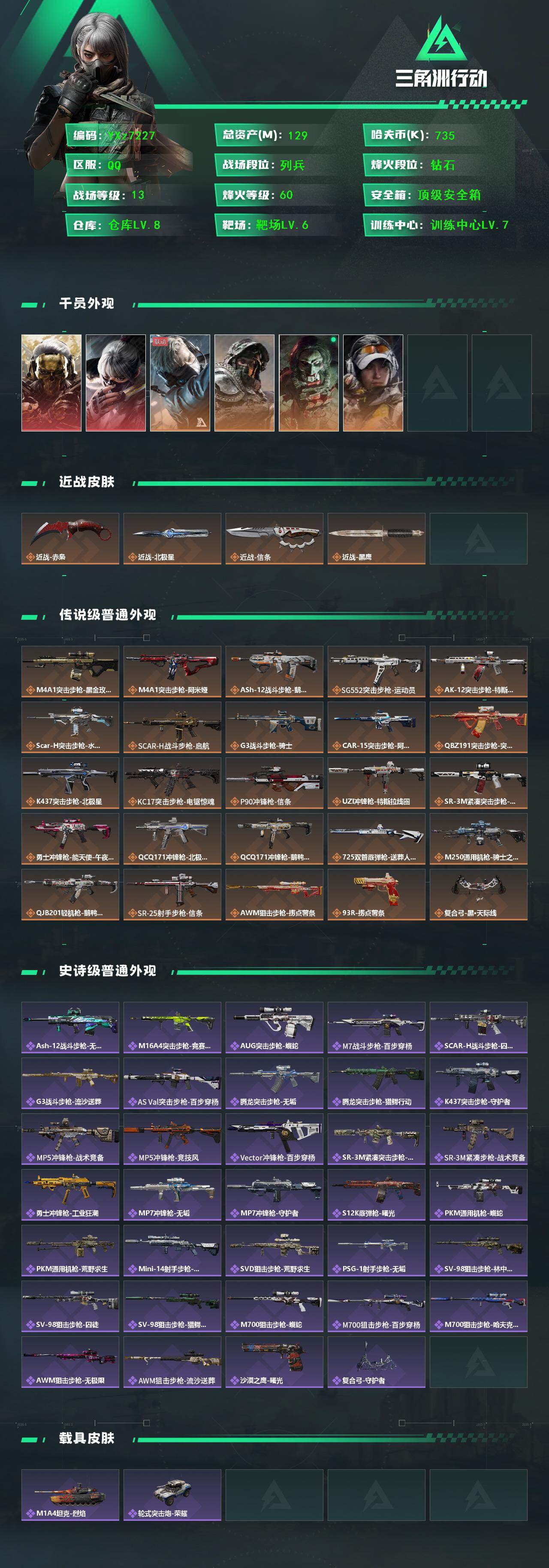 SJZCMW431181三角洲行动账号详情图2