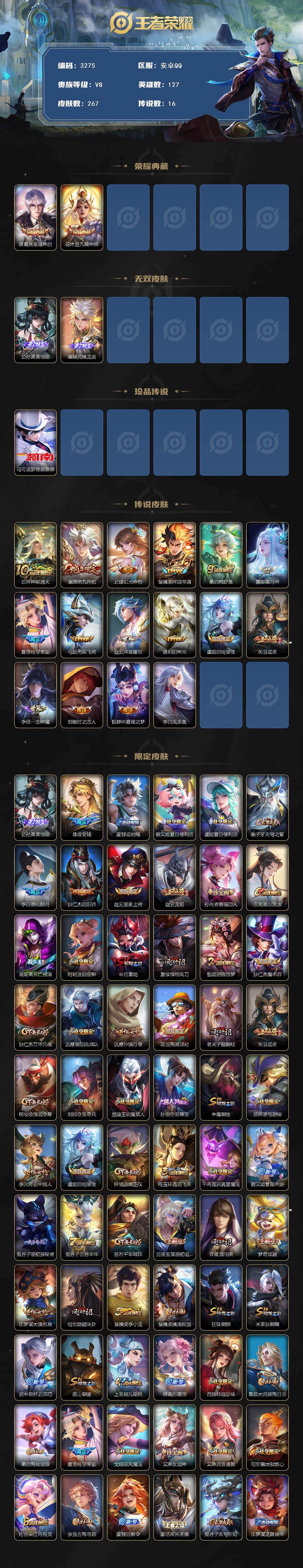 WZCMW470467王者荣耀账号详情图2