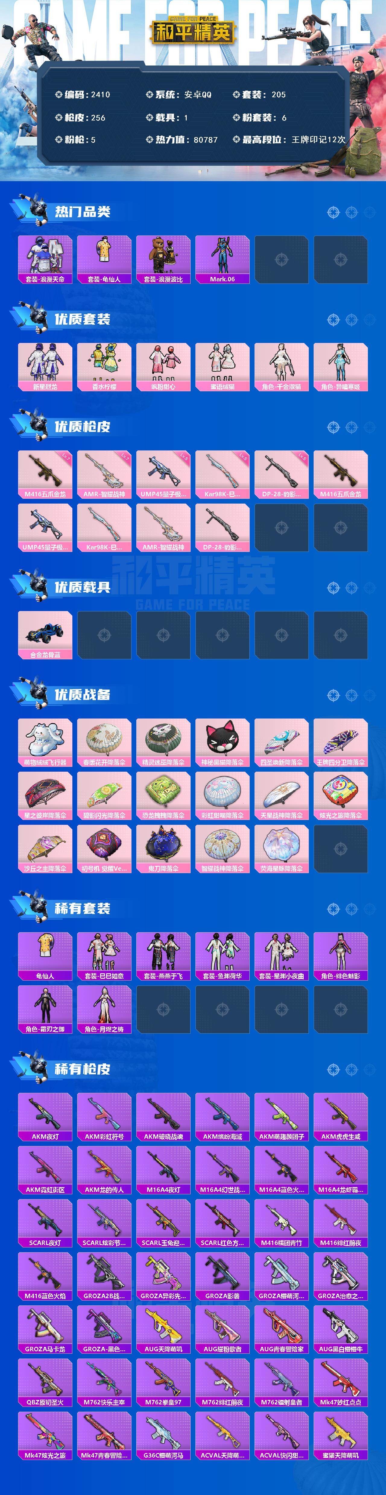 HPCMW465353和平精英账号详情图2