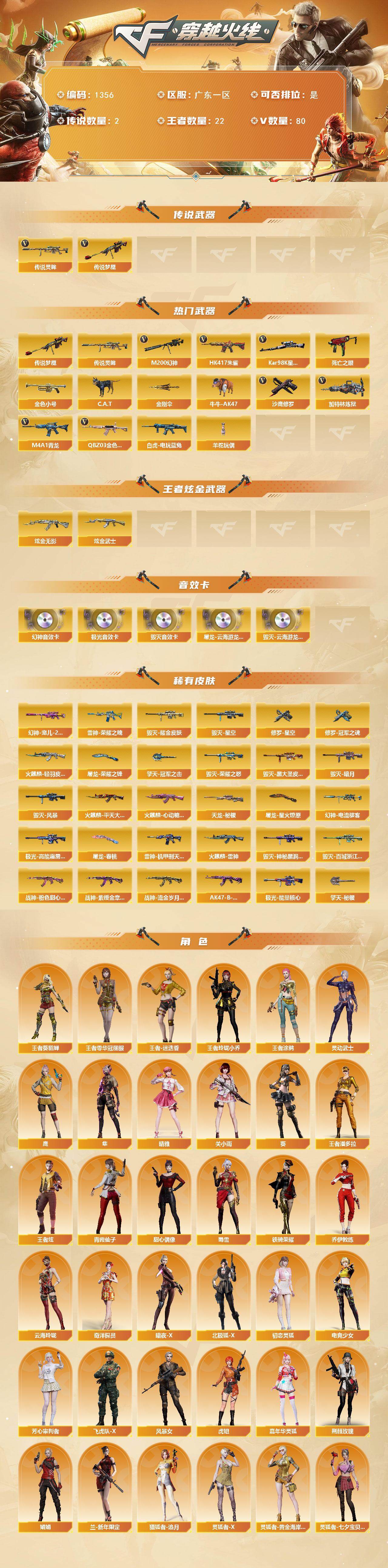 CFCMW422031穿越火线账号详情图2